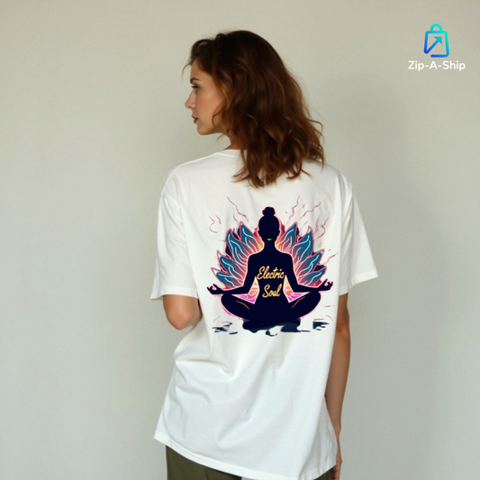 Unisex Drop-Shoulder Tee - Electric Soul