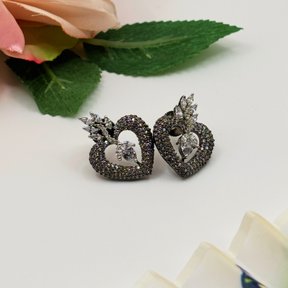 Heart-Shaped Earrings for Women