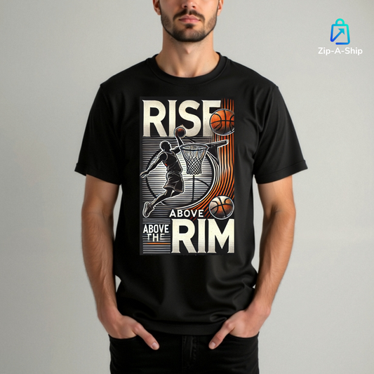 Adult Unisex T-Shirt | Rise Above The Rim