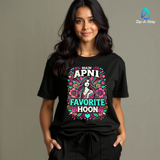 Lady's T-Shirt | Main Apni Favorite Hoon