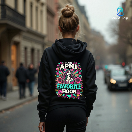 Lady's Hoodie | Main Apni Favorite Hoon