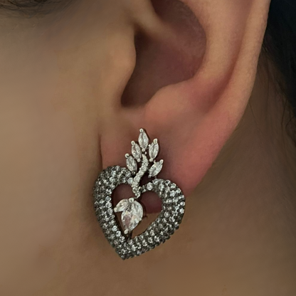 Heart-Shaped Earrings for Women