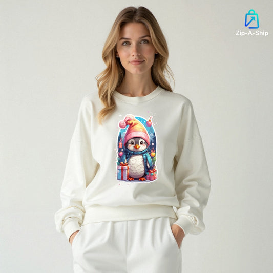 Adult Unisex Sweatshirt | Cute Penguin